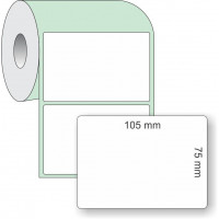 Etiqueta Adesiva para Impressoras Térmicas, 105x75mm x 1 colunas