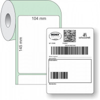 Etiqueta Adesiva para Impressoras Térmicas, 104 x 145mm x 1 coluna (SIGEP WEB CORREIOS)